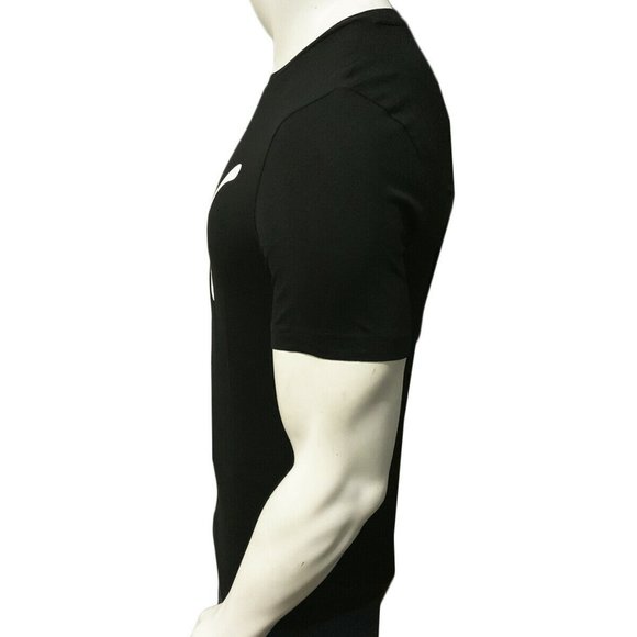 NWT PUMA MEN'S BLACK CREW NECK SHORT SLEEVE T-SHIRT SIZE S - Picture 3 of 5